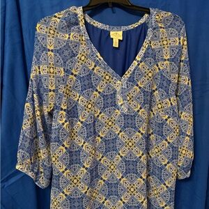 St John’s Bay gently worn blouse. Size 2X.